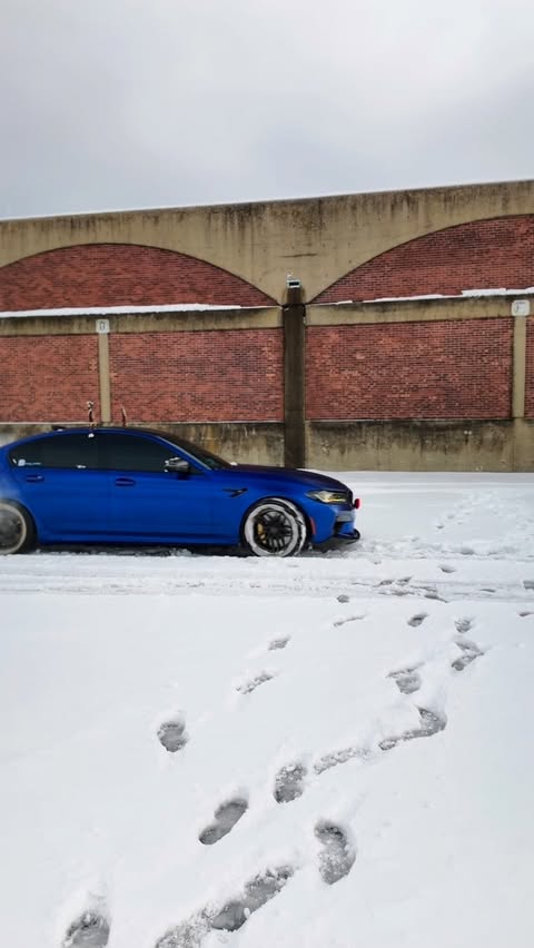 Instagram post by @f90_king for Shine Armor. Caption reads: M5 Competition ❄️❄️❄️ Read below ⬇️⬇️⬇️ . . .....