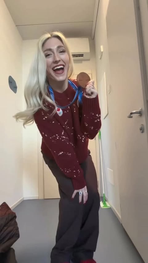 Instagram post by @pipergilles for RBC. Caption reads: [...] the Olympics and finish on that podium. @rbc....