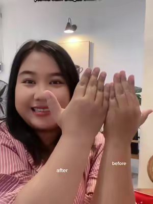 TikTok post by @indripujianti92 for Kezia Beauty. Caption reads: body serumnya@KEZIA BEAUTY OFFICIAL mudah diblend....