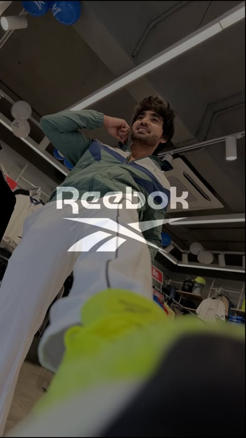 Instagram post by @anilrathod1 for Reebok. Caption reads: [...] feel, style you can flaunt👟🔥 The new....