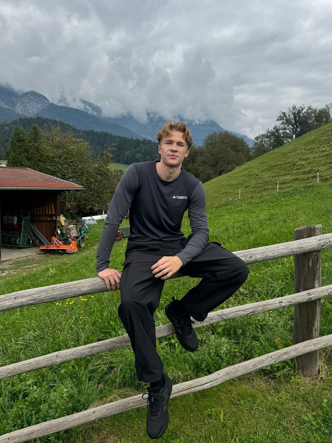 Instagram post by @moritzcn for adidas TERREX. Caption reads: Anzeige | officially trail approved! @adidasterrex....