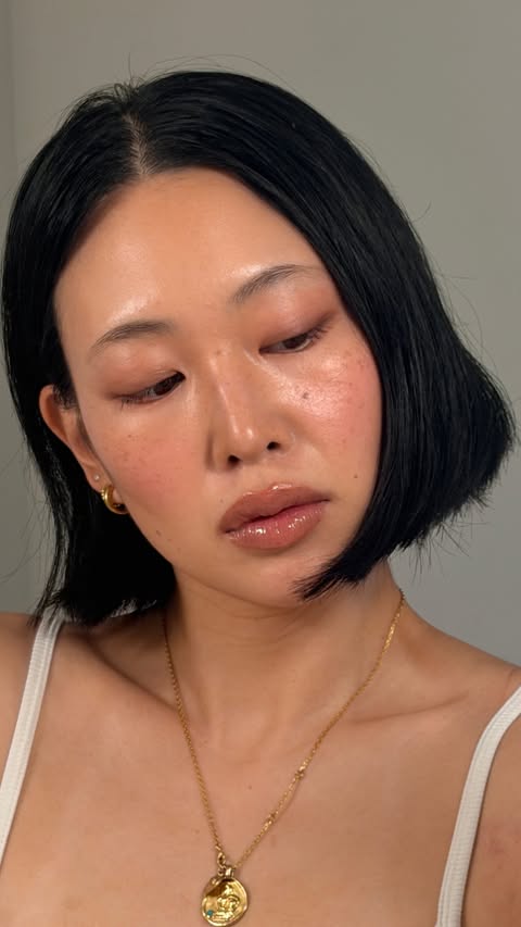 Instagram post by @imalyssalau for Chantecaille. Caption reads: [...] Foundation Stick in Atelier II @chantecaille....