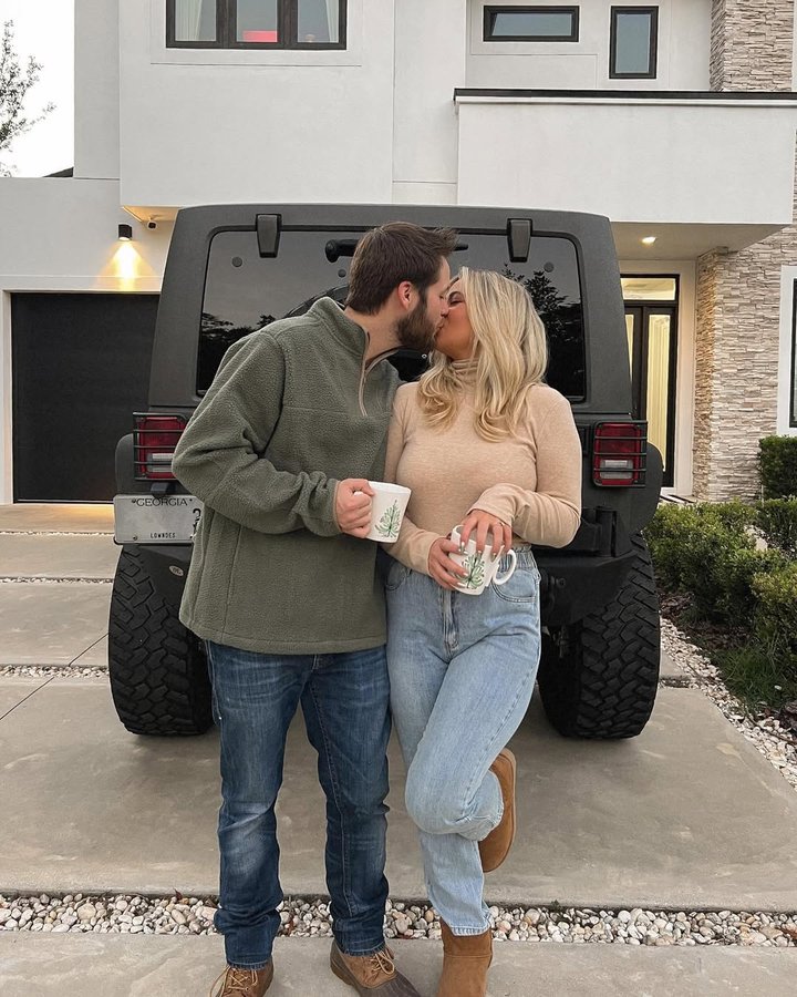 Instagram post by @haileewilkes for Southern Shirt. Caption reads: home for the holidays 🏠 @southernshirt 

we love....