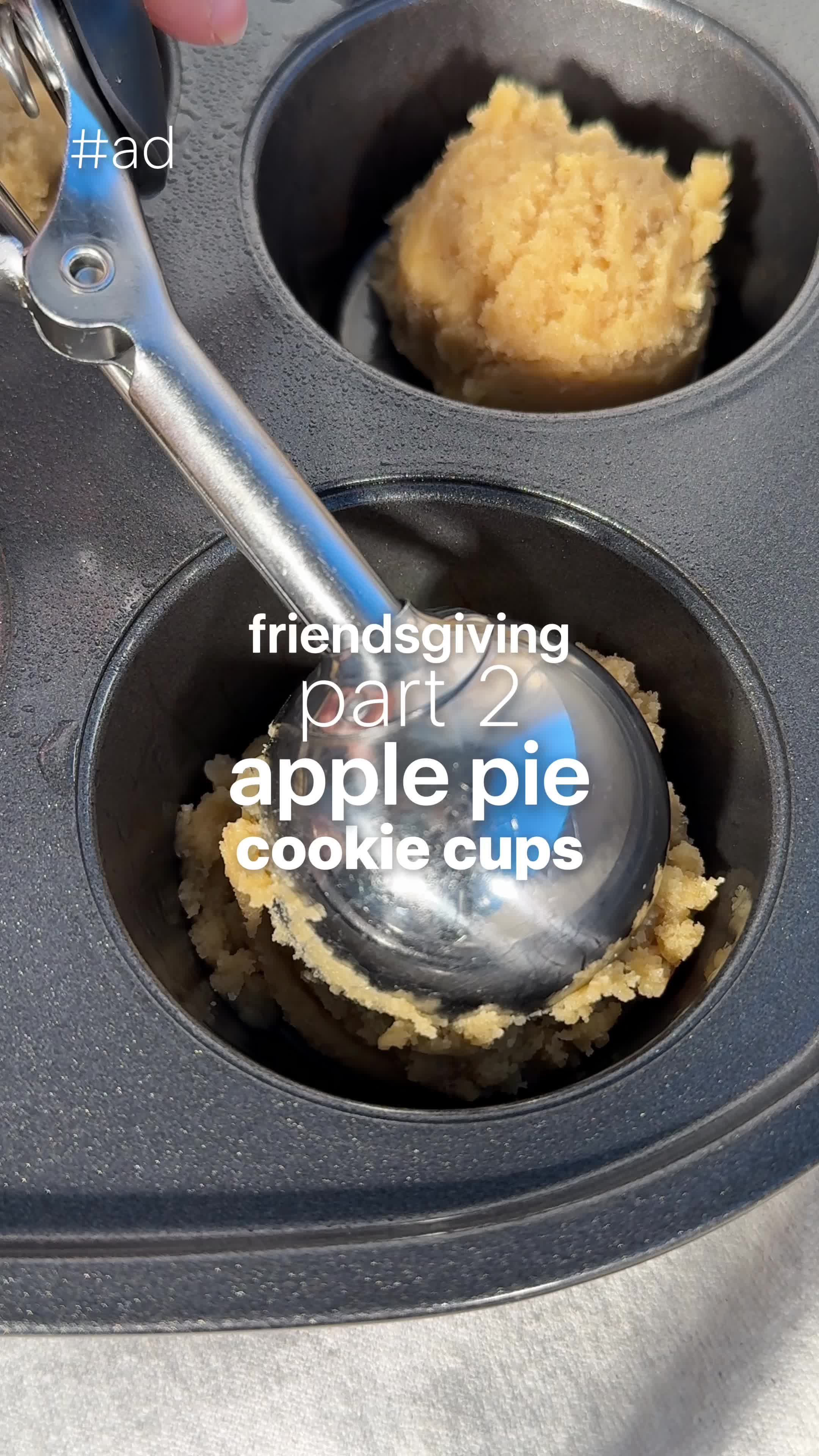 TikTok post by @seriousfoodfetish for UScellular. Caption reads: #ad At my Friendsgiving this year, I’m serving....