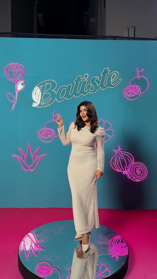 Instagram post by @1ayeshaa for Batiste. Caption reads: [...] fresh vibes, forever my ride-or-die 💕....