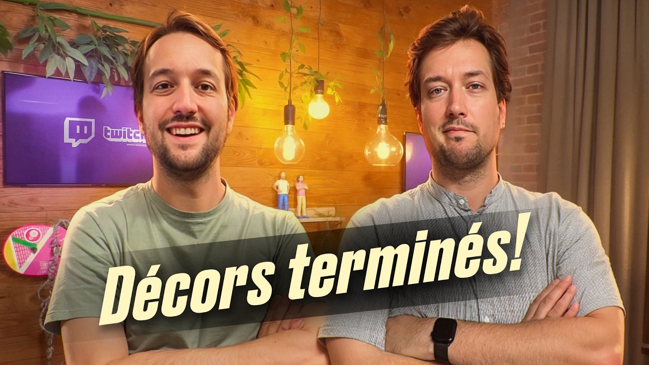 YouTube post by @lesfrerespoulain for Thingiverse. Caption reads: We'll show you EVERYTHING!! Set design is....