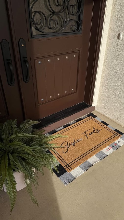 Instagram post by @nataliyastrizheus for CocoMatsNMore. Caption reads: @cocomatsnmore you can personalize and design your....