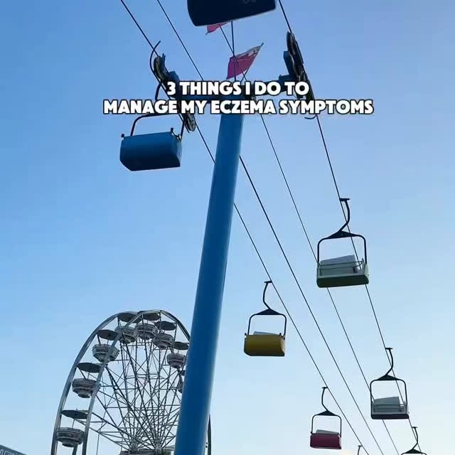 Instagram post by @natdoumkos for Gold Bond. Caption reads: 3 things to add to your routine during eczema....