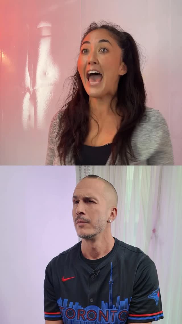 Instagram post by @lizafeliza for BuzzFeed. Caption reads: We had a surprise staring contest with Shawn....