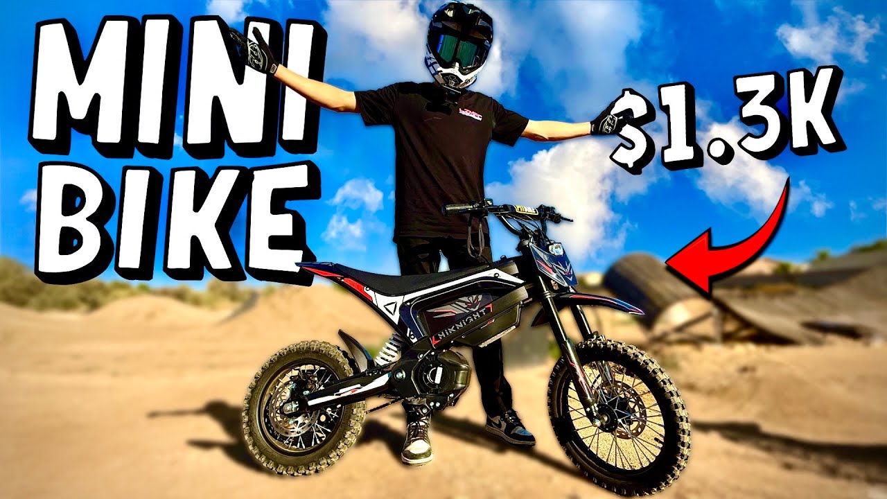 YouTube post by @motomatt224 for Electro & Company. Caption reads: I Bought the Cheapest Mini E-Moto! 🚀.