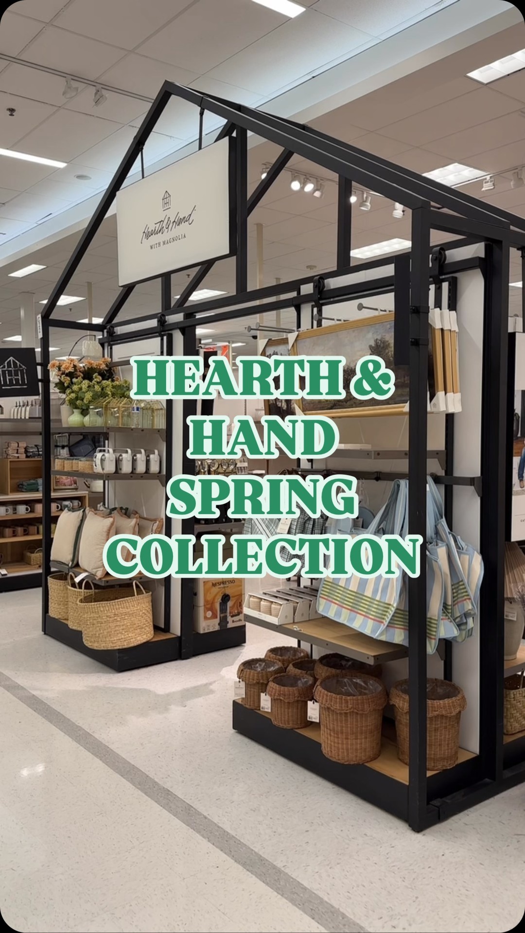 Instagram post by an influencer for Magnolia. Caption reads: [...] #hearthandhandwithmagnolia....