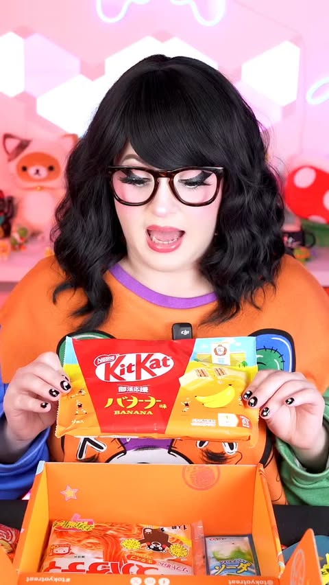 Instagram post by @letsplaykittyy for TokyoTreat. Caption reads: [...] snack would YOU want to try first?....