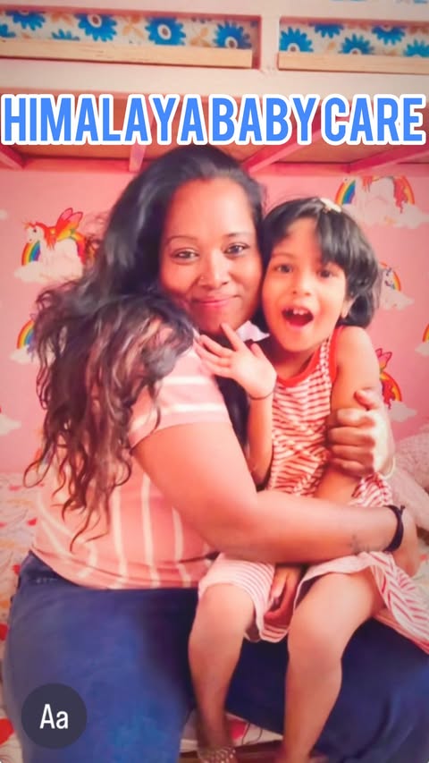Instagram post by @glowand_giggles for Himalaya Babycare. Caption reads: #ad @Himalaya.babycare Himalaya Baby Massage Oil....