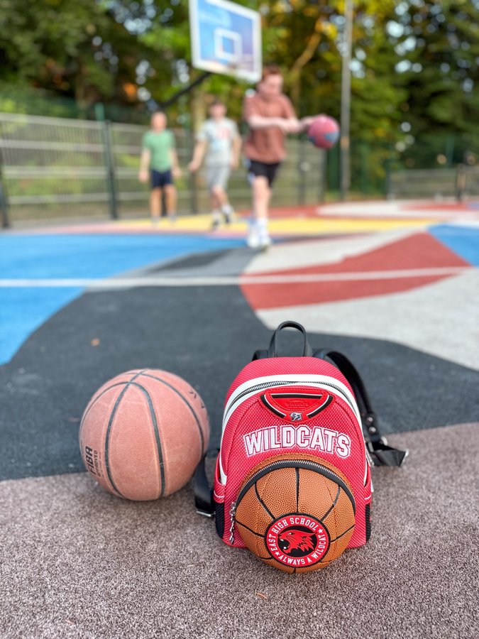 Instagram post by @fourfamilyadventures for Get Ready Comics. Caption reads: Ad/ Wildcats High School Musical Disney Loungefly....