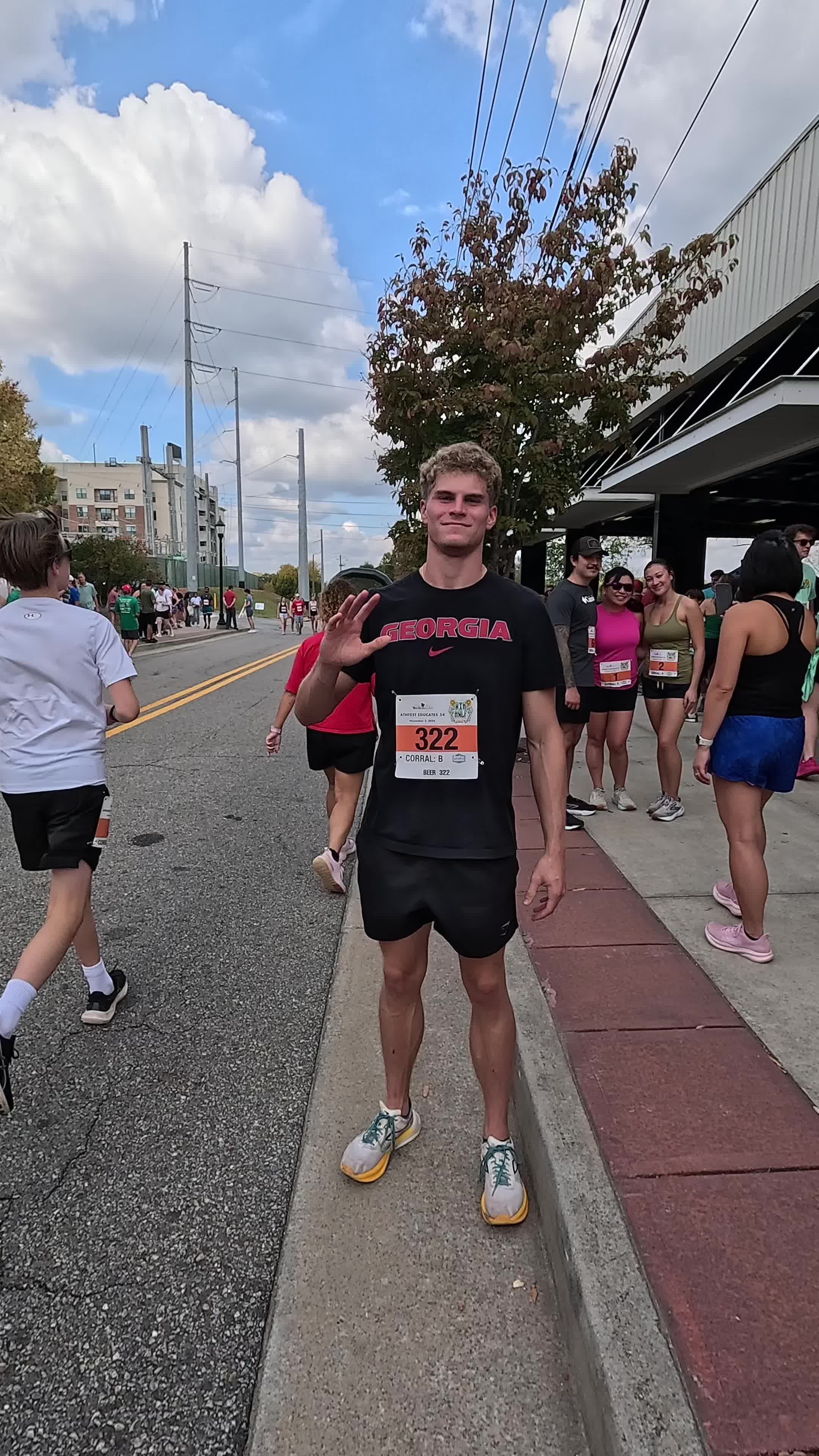 TikTok post by @matthewboling for Sonos. Caption reads: Running my first 5K! Will my girlfriend be getting....