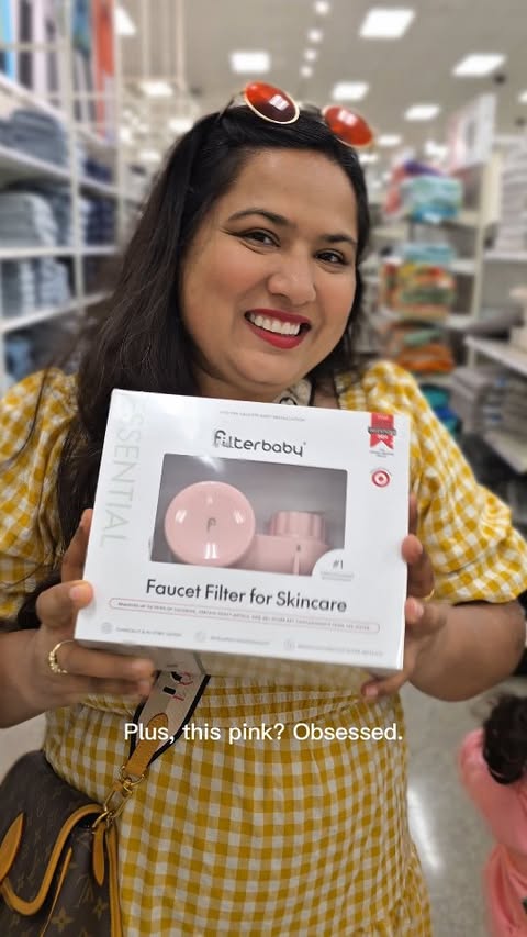 Instagram post by @shalinisharma.in for Filterbaby. Caption reads: Spotted my favorite Filterbaby at Target today and....