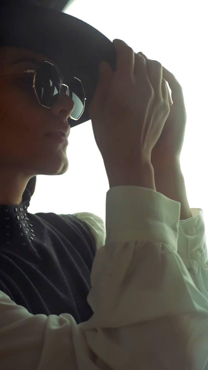 Instagram post by @gloryvrodriguez for TIJN Eyewear. Caption reads: Throw back to last year when I did this project....