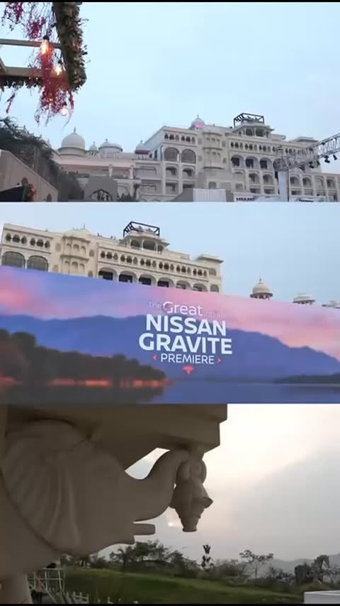 Instagram post by @ravina_mg3 for Nissan. Caption reads: [...] ZNMD energy throughout. The All-new Nissan....