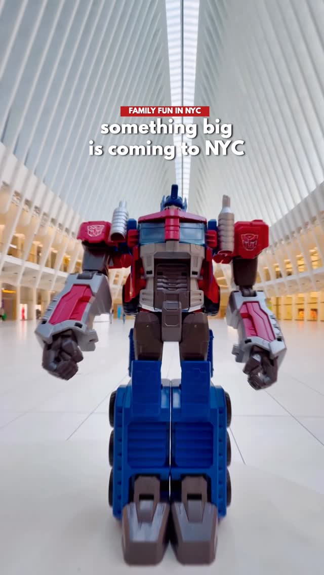 Instagram post by @littlekidbigcity_newyork for Hasbro. Caption reads: Something BIG is coming to NYC!

AD | Calling all....