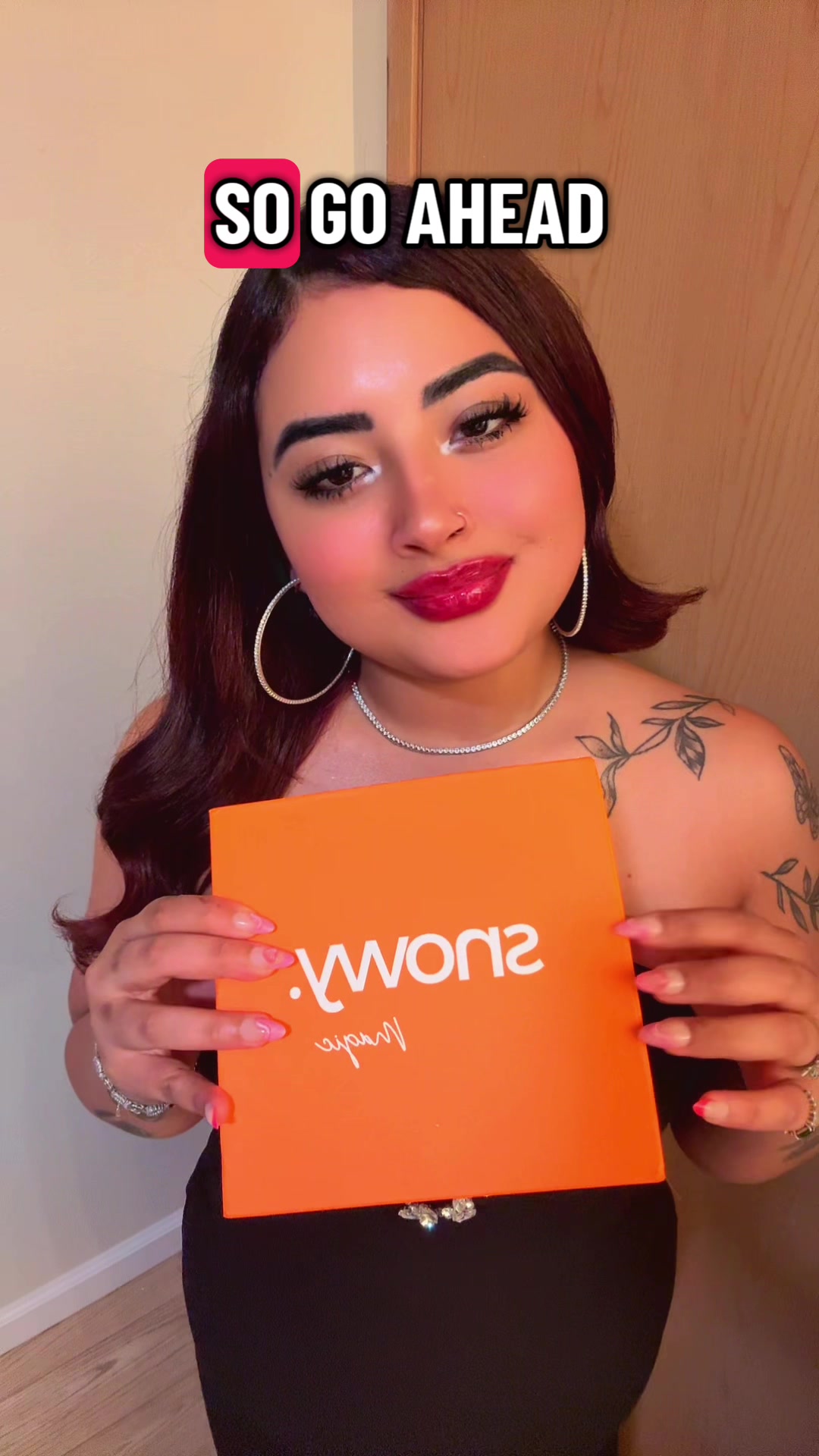 TikTok post by @valeriac.xo for Snowy Care. Caption reads: The jumping jacks confirmed it 😂😂😂 order it....