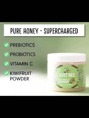 TikTok post by @ange1a4 for Just Bee Honey. Caption reads: [...] #TicTocMadeMeBuyIt #NaturalWellness @Just....