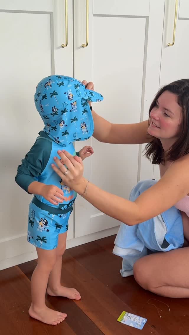 Instagram post by @kathryndenny for Bluey. Caption reads: Saturday mornings are always a little chaotic in....