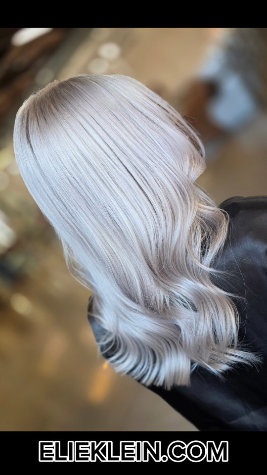 Instagram post by @elie_klein_hair for Schwarzkopf Professional. Caption reads: One of my Prodigal Childs has Returned and is a....