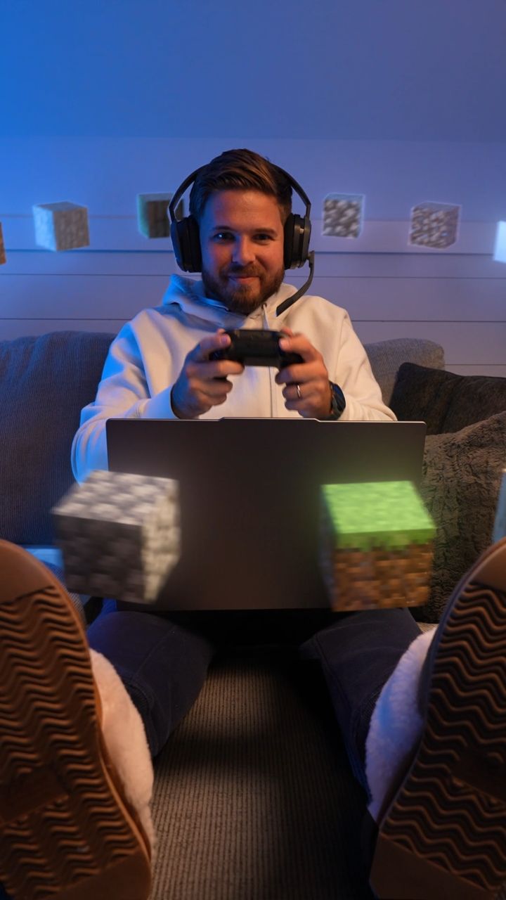 Instagram post by @calebnatale for Windows. Caption reads: [...] all the right boxes! #YoursToDefine @windows....