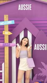 Instagram post by @beatricechongyh for Aussie Hair. Caption reads: 🌟 Hey everyone! I’m super excited to share that....