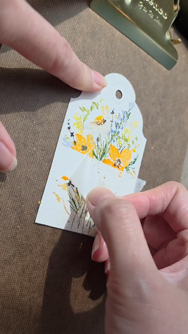 Instagram post by @jolypoa for Skillshare. Caption reads: That moment when you peel off the tape and reveal....