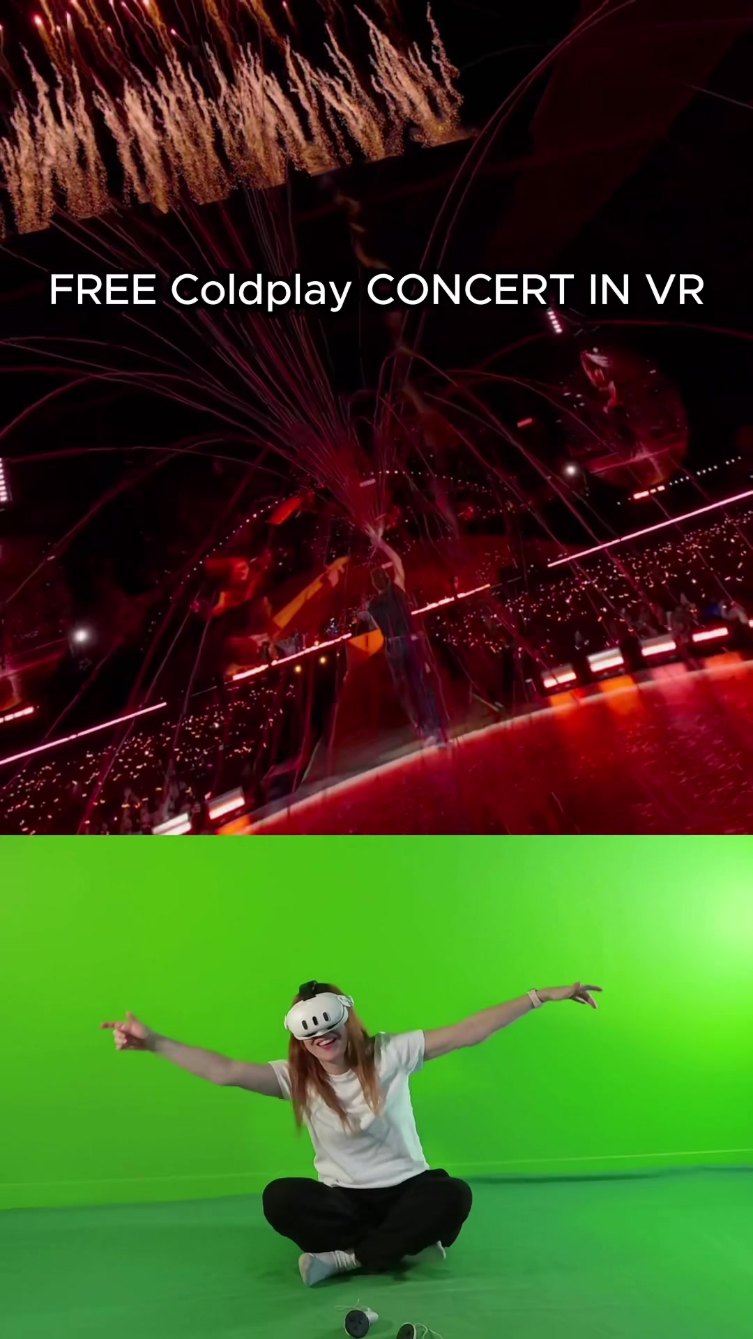 TikTok post by @vivahawaii for Meta Quest. Caption reads: [...] #horizonworlds #questcreatorpartner @Meta....