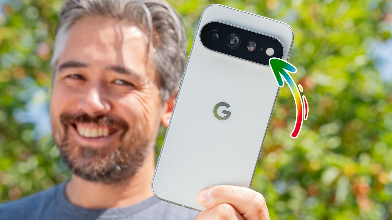 YouTube post by @PetaPixel for audiio. Caption reads: The Google Pixel 11 Pro Review for Photographers.