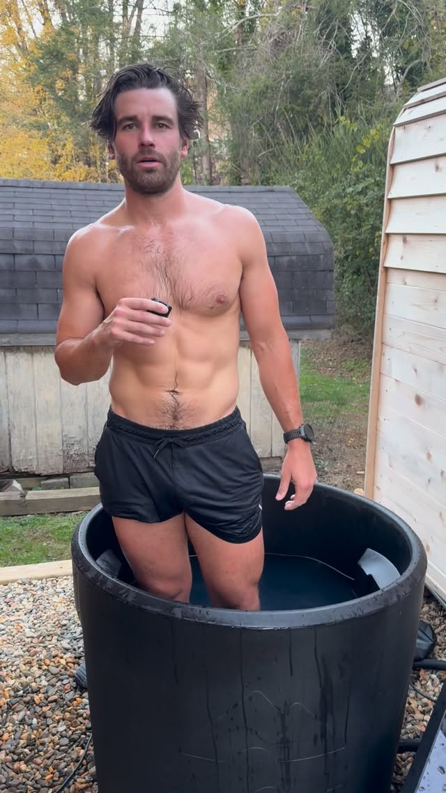 Instagram post by @themovementjourney for Ice Barrel. Caption reads: [...] calm you feel after are hard to beat. Ice....