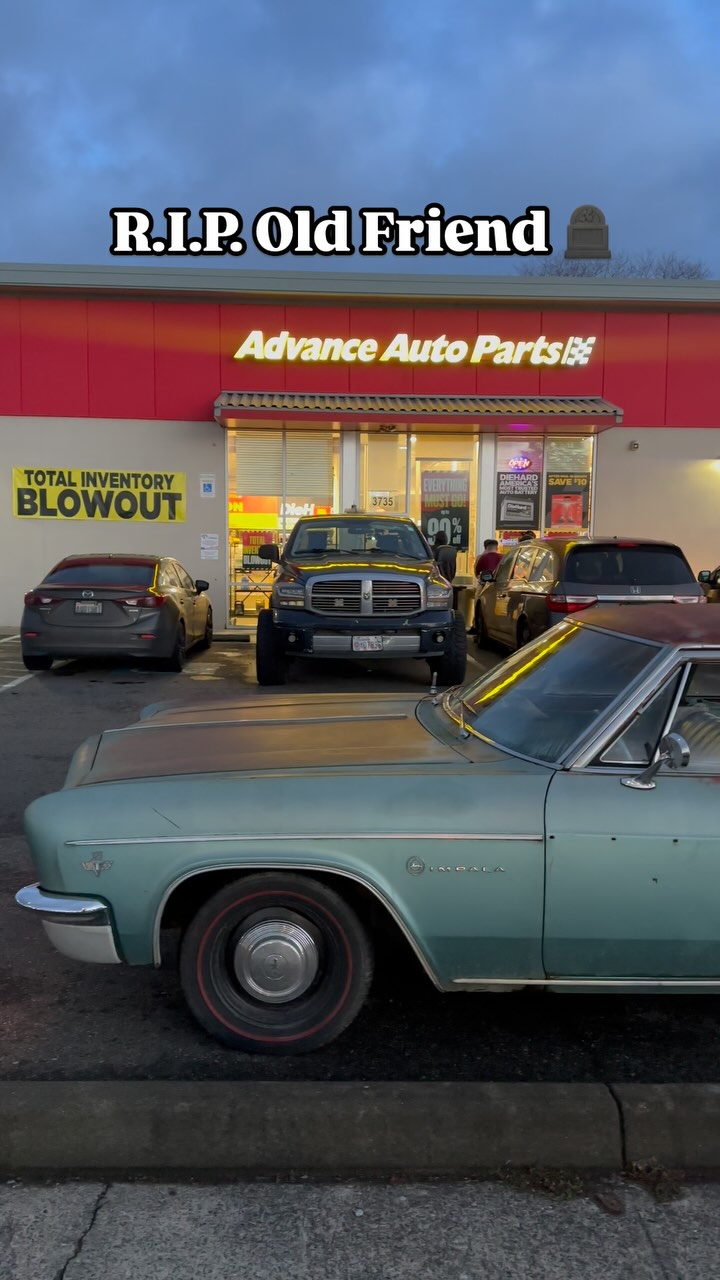 Instagram post by @dezzysspeedshop for Advance Auto Parts. Caption reads: As I reported last month, @advanceautoparts is in....