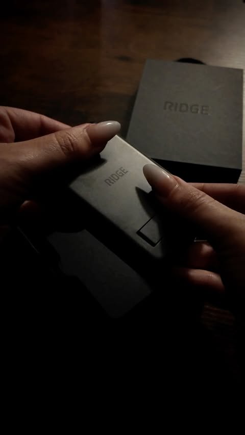 Instagram post by @im_too_indie for Ridge. Caption reads: [...] the hottest thing in my bag now? 🖤 The....