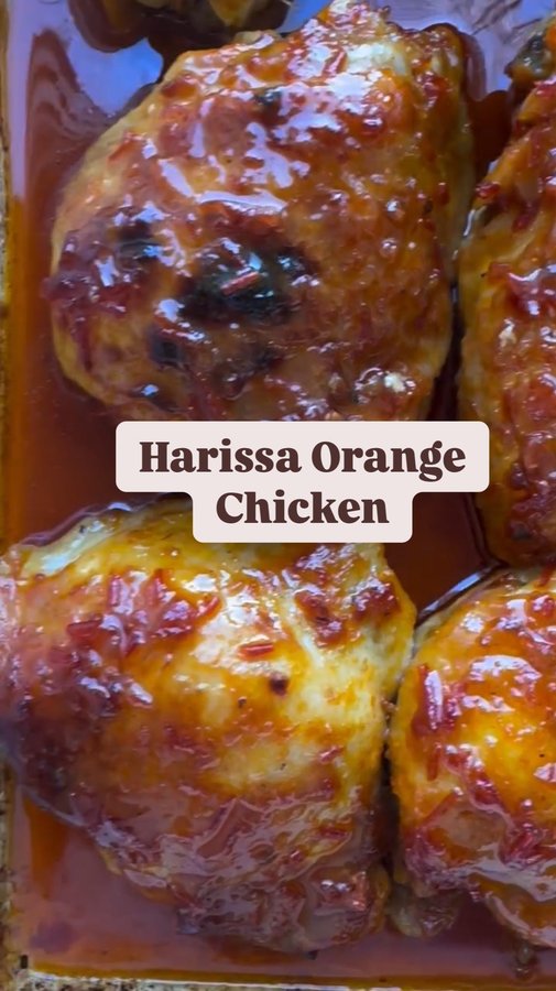 Instagram post by @dianemorrisey for The Kitchn. Caption reads: I had a jar of Harissa in my fridge dying to be....