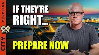 YouTube post by @CityPrepping for Incogni. Caption reads: If The Experts Are Right, The Next Crisis Has....