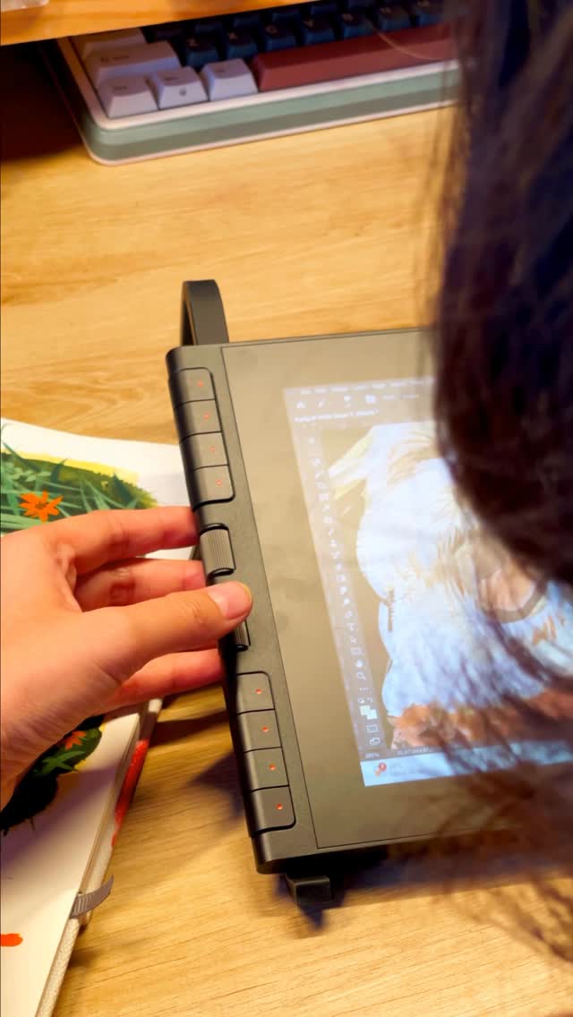 Instagram post by @chaoslife_lbc for XPPen. Caption reads: Unboxing the XP-Pen Artist 12 3rd Gen ✨
Light,....