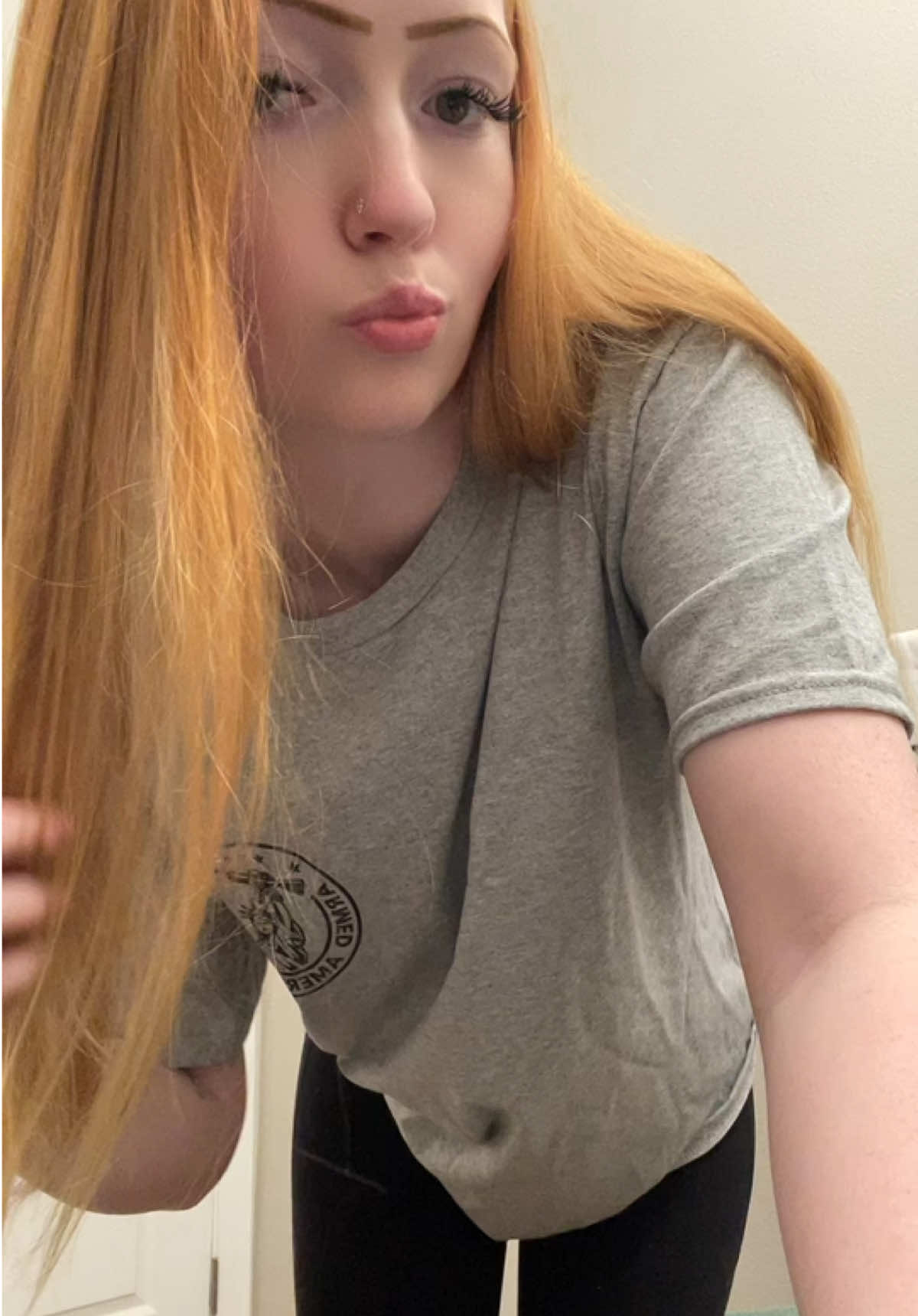 TikTok post by @cierraboydd for Armed American Supply. Caption reads: another @Armed American Supply tee that I am....