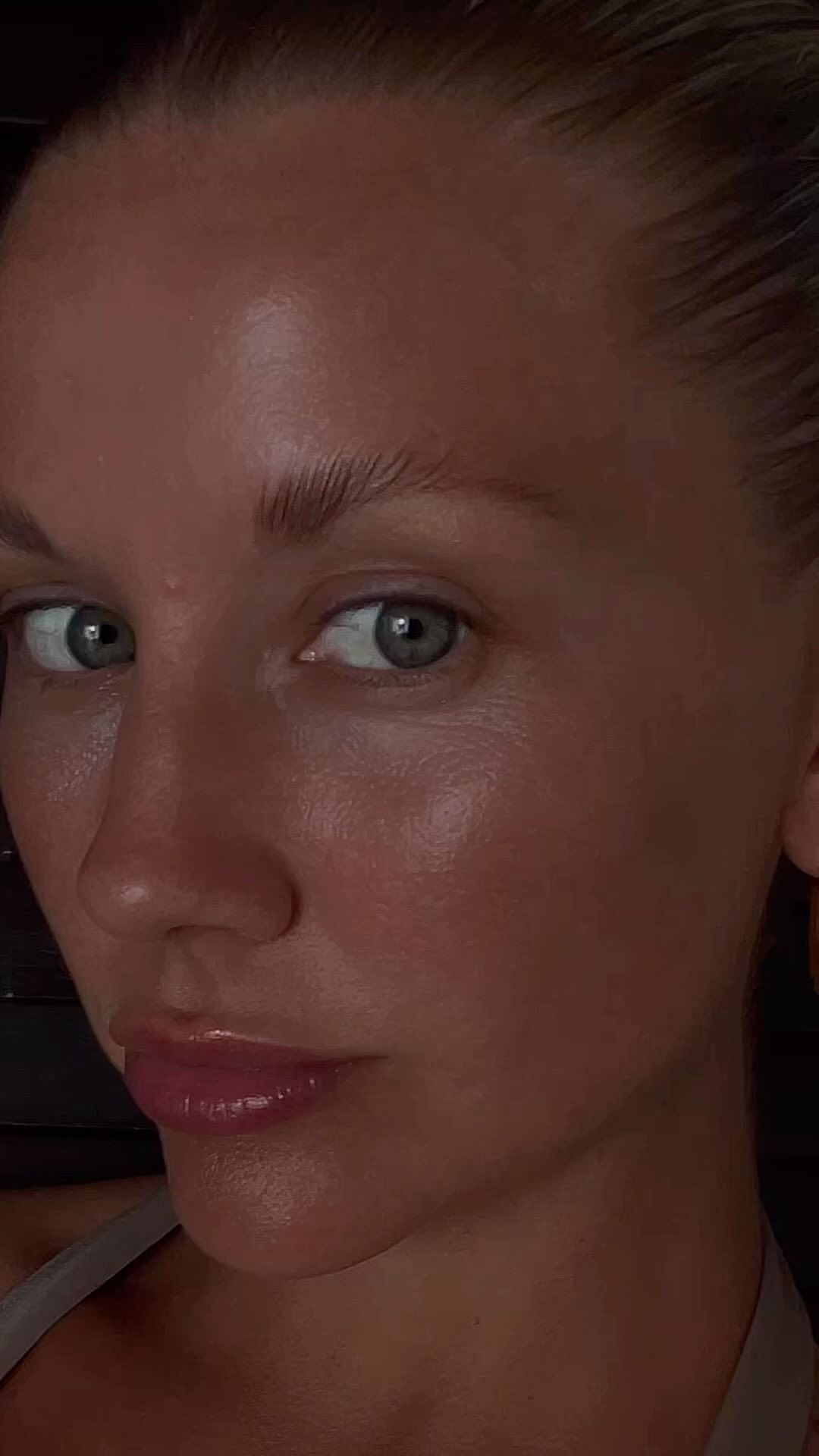 Instagram post by @chloerainey for Luv Aj. Caption reads: [...] Hoops and the Pave Amalfi Huggies. @luvaj....