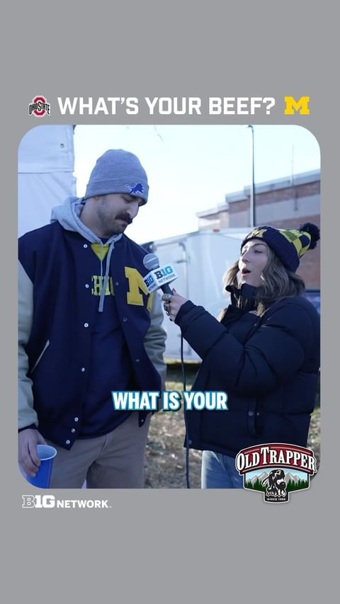 Instagram post by @livkarass for Old Trapper Beef Jerky. Caption reads: 😂 @livkarass asked fans at The Game "What's Your....