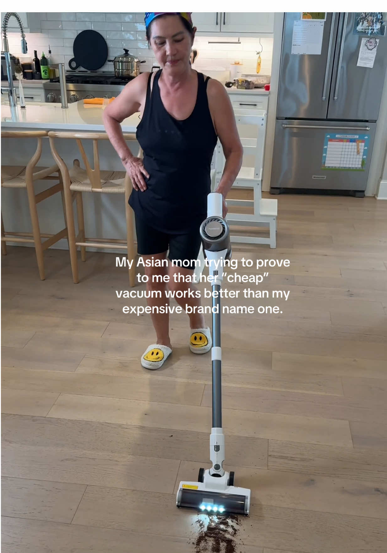 TikTok post by @lyndatran_ for Homeika. Caption reads: Someone please get her to stop. 😓 I concede, I....