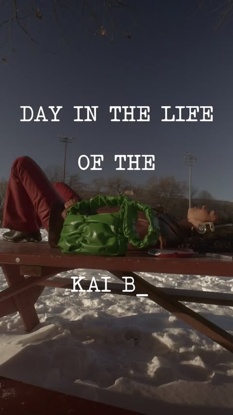 Instagram post by @ocean.vanexel for Brandon Blackwood. Caption reads: a bag that keeps up @brandonblackwoodnyc.