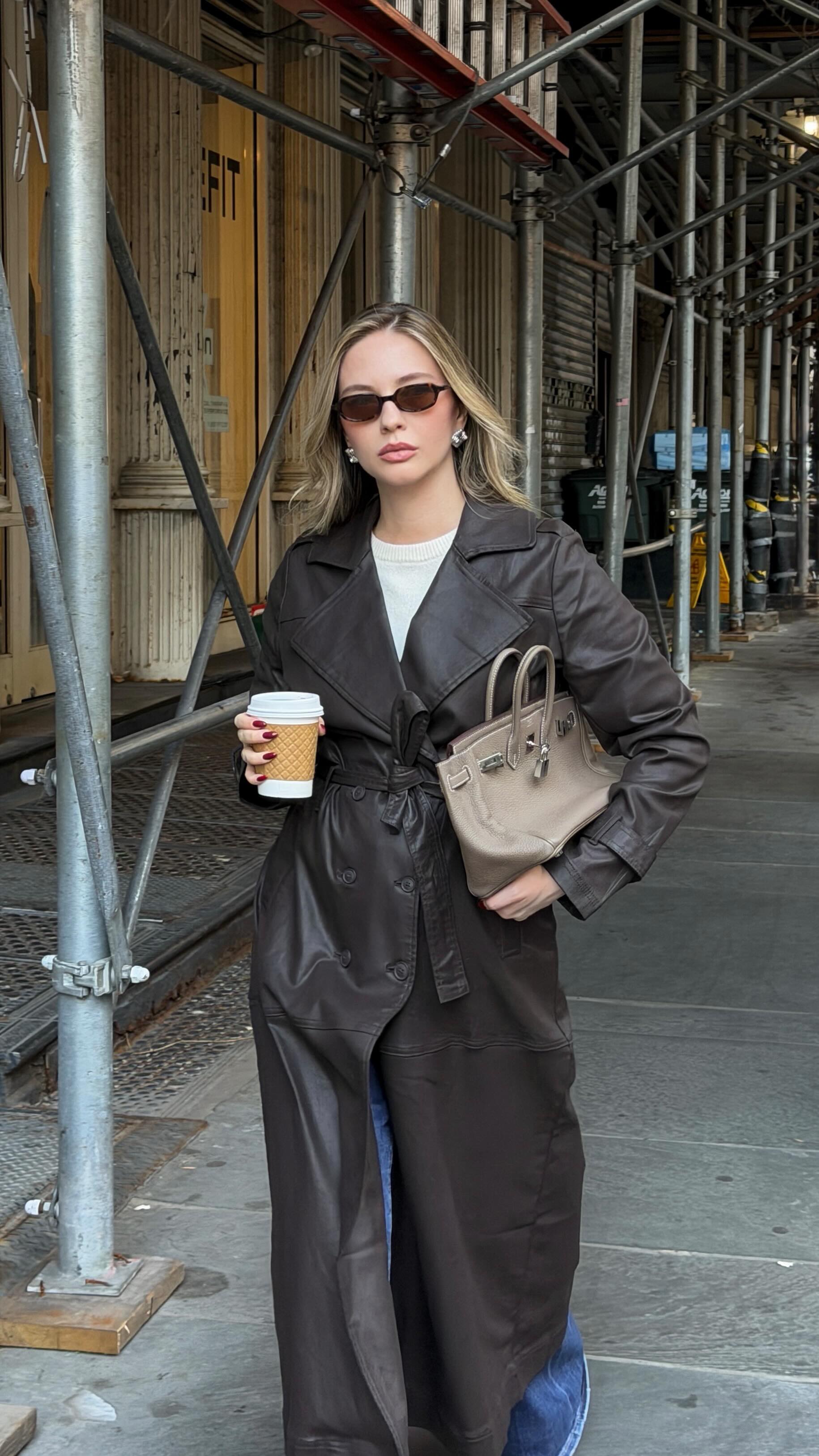 Instagram post by @itiscarine for White House Black Market. Caption reads: 3 effortless fall outfit formulas 🍂 @whbm....