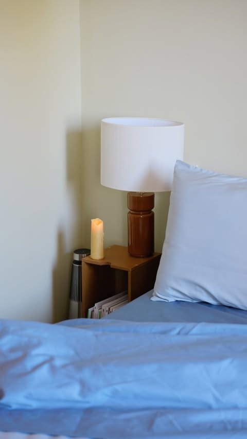 Instagram post by @clarainfante for Brooklinen. Caption reads: This time of year, I spend so much of my life in....