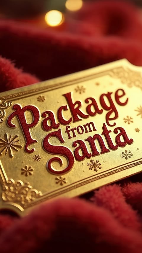 Instagram post by @destination_diva_ for Package From Santa. Caption reads: [...] magic alive this year with Package From....