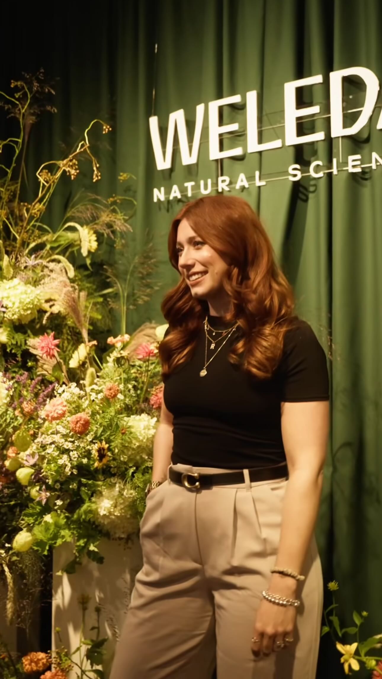 Instagram post by @livhumby for Weleda. Caption reads: I think I’m bacccck! Events are such a huge part....