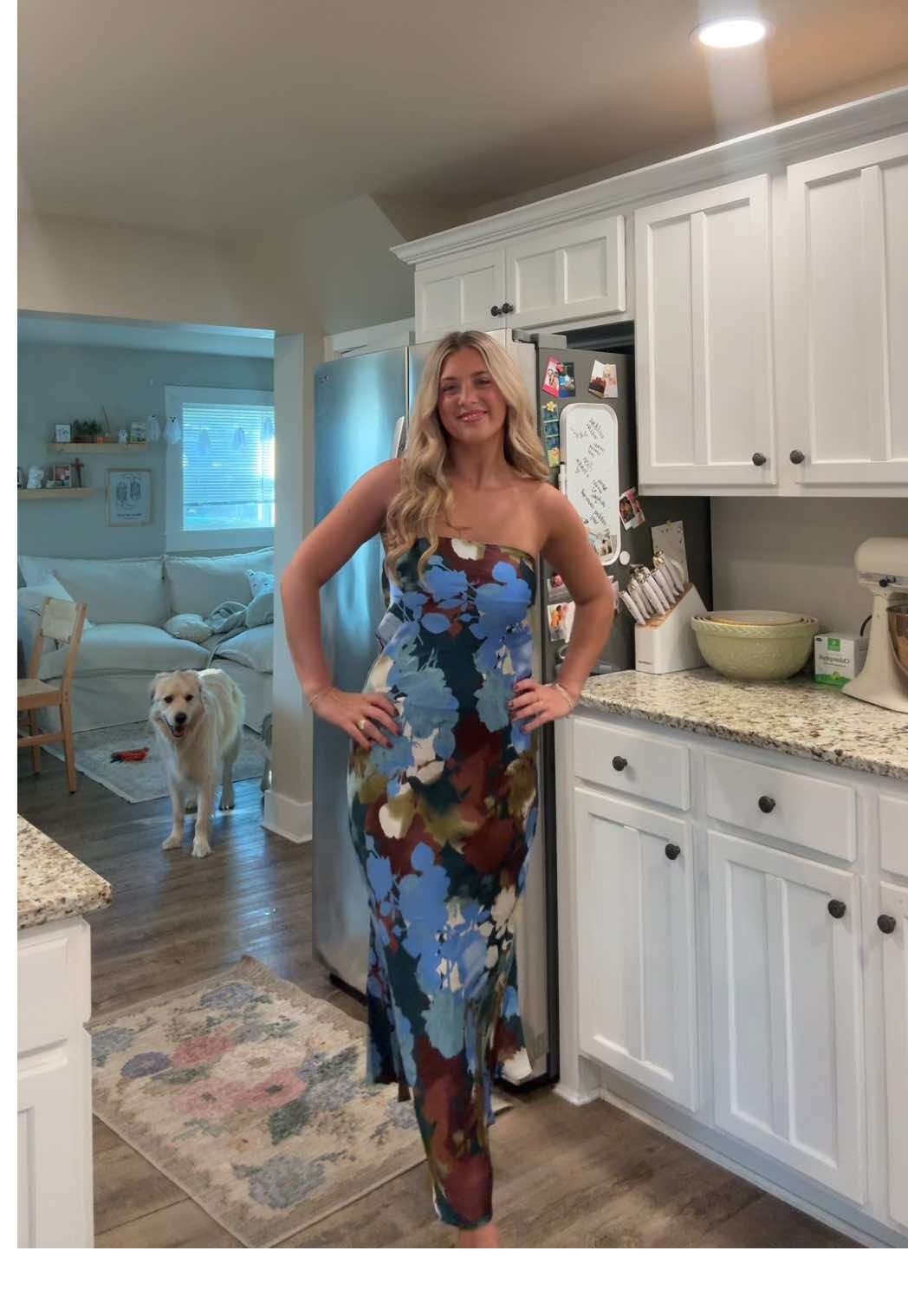 TikTok post by @gemma_noelle for 12th Tribe. Caption reads: [...] with this style dress🤭 @12TH TRIBE....
