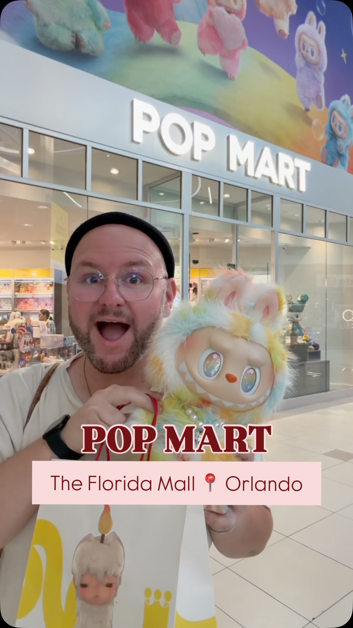 Instagram post by @joshuamichaell for Visit Orlando. Caption reads: LABUBUS have officially landed in Orlando! 🎉

The....