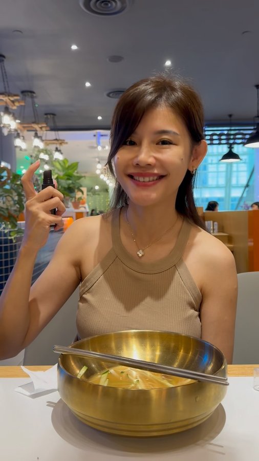 Instagram post by @maybelinesim for Comvita. Caption reads: A day in my life with @comvita_sg ✨ From morning....